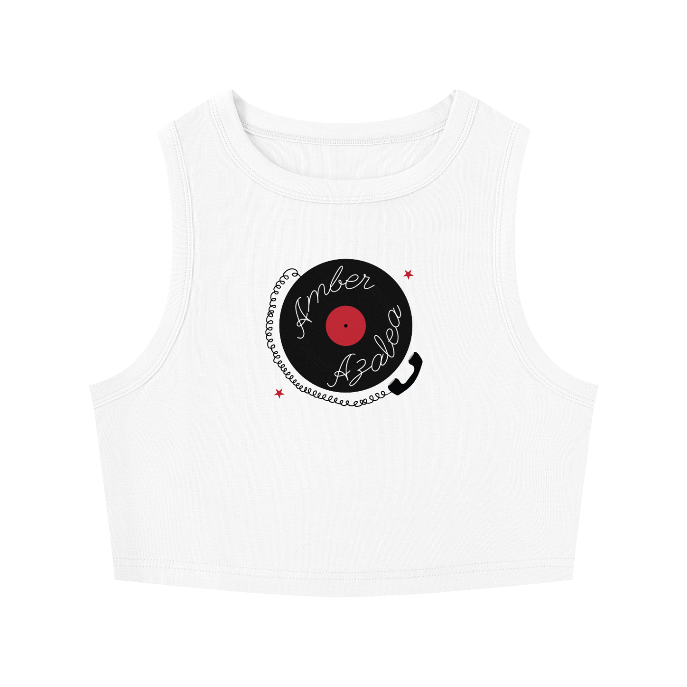 Women's Tight Crewneck Crop Tank Top